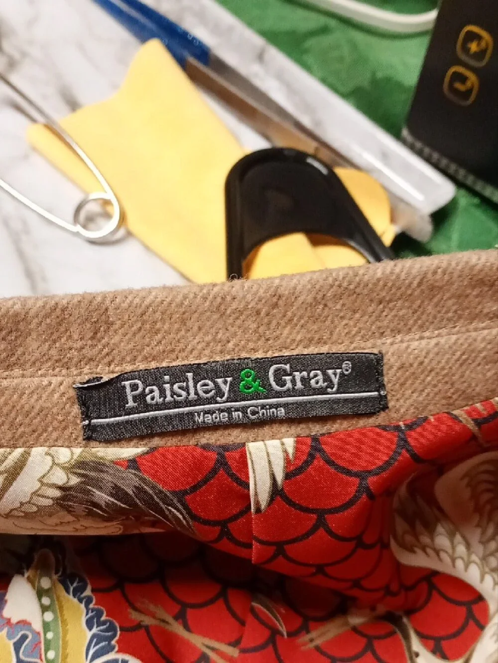 Paisley & Gray refined tan